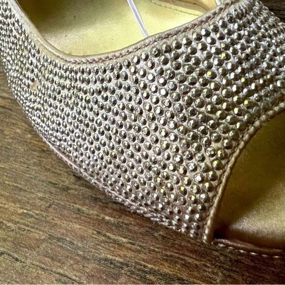 stilettos Nina New York High Heels //
Nina Gold Glitter Stilettos heels Sz 8.5 - Picture 12 of 16